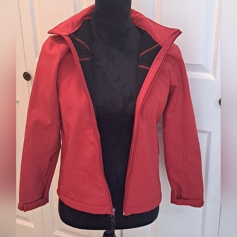 Weatherproof Girl's Soft Shell Jacket Size 10/12 - Picture 2 of 7